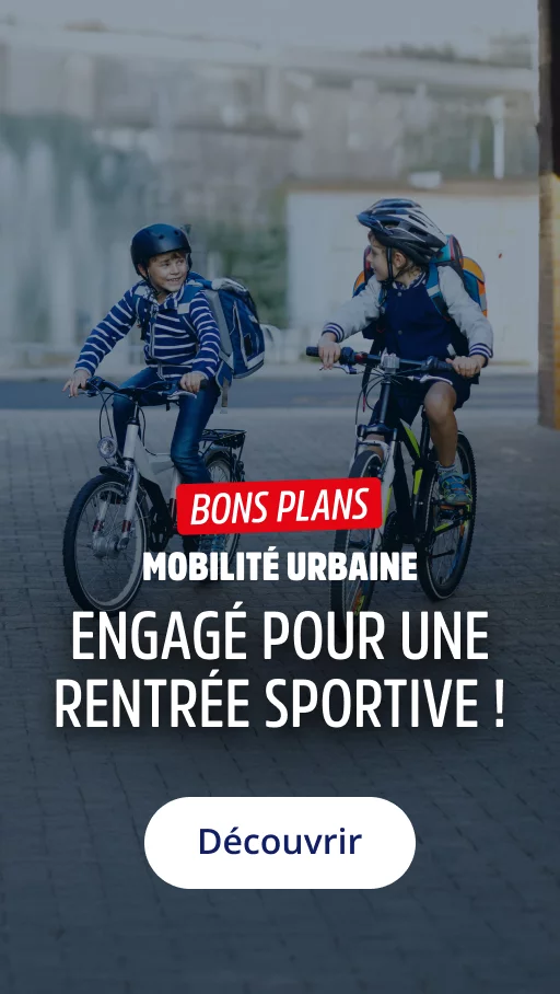 Offres rentrée mobilité urbaine Intersport Clubs & Collectivités
