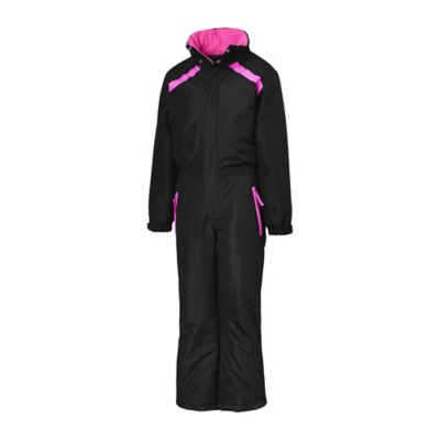 Combinaison ski enfant Rupert noir rose INTERSPORT