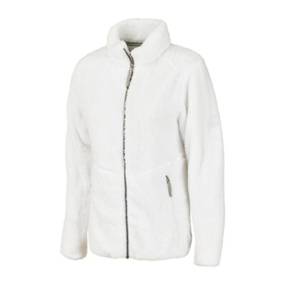 gilet polaire femme blanc