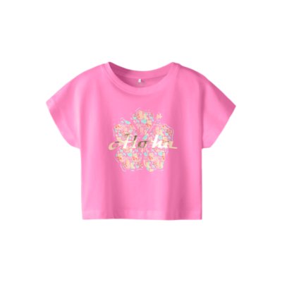 T-shirt Manches Courtes In Extenso Multicolore - Taille 2 Ans Garçon - Coton, Occasion Très Bon état