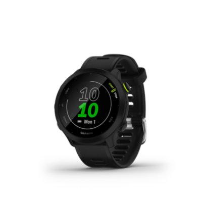 Montre GPS Cardio Forerunner 55 NOIR GARMIN INTERSPORT