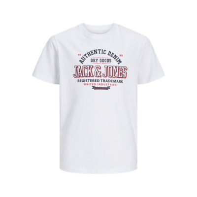 JACK & JONES JUNIOR Lot 2 T-Shirts Garçon Col Rond - Coupe Normale Confortable
