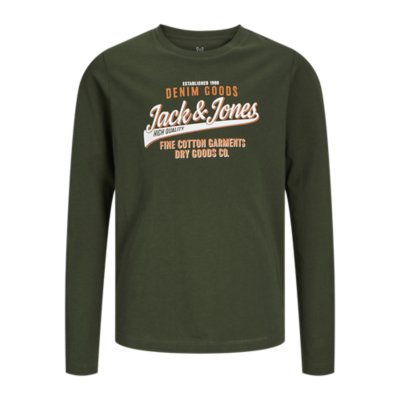 Tee shirt A Manches Longues Garcon Logo JACK JONES JUNIOR INTERSPORT