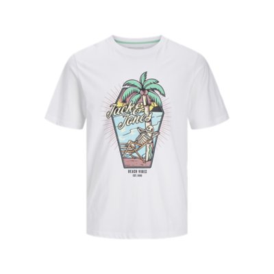 Tee-shirt à manches courtes homme Lijah Multicolore 268472  JACK & JONES