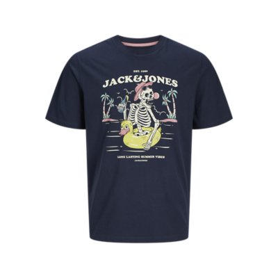 Tee-shirt à manches courtes homme Lijah Multicolore 268472  JACK & JONES