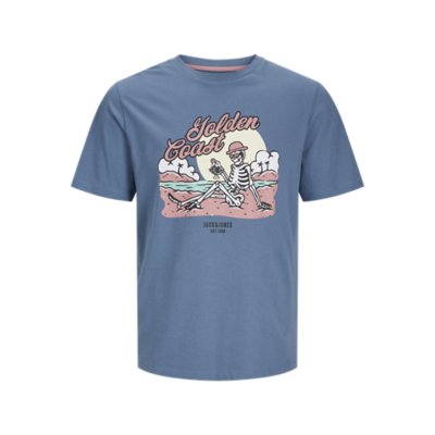 Tee-shirt à manches courtes homme Lijah Multicolore 268472  JACK & JONES