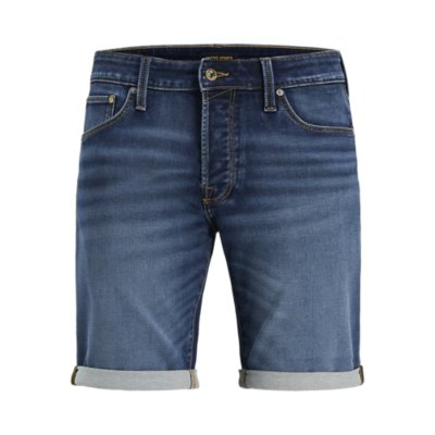 Short Jeans Smith & Jones Turn Up Taille 32 Jambe 16 Bleu - Occasion TB