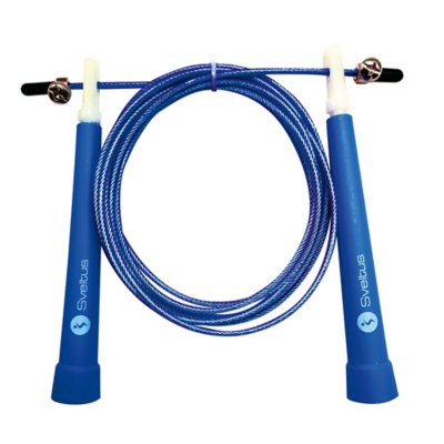 Corde à Sauter Speed Blukar – Rouge, Réglable Pour Enfant Et Adulte – Roulements