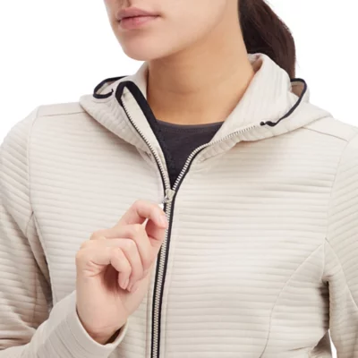 ALARY Femme Veste polaire, Blanc cassé, L