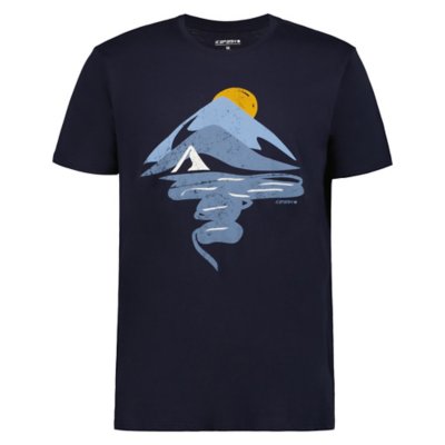 T-shirt De Pêche Homme Habit Bleu M - Manches Courtes Ventilé Randonnée - Neuf Sans étiquette