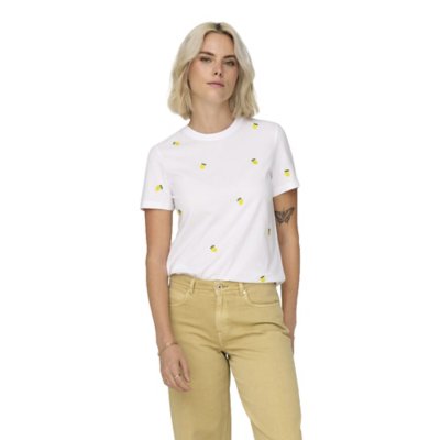 Tee-shirt à manches courtes femme Onlketty Multicolore 288473  ONLY