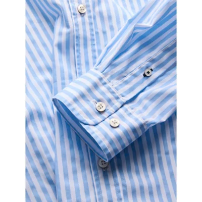 Chemise à manches longues pour homme 'Deeluxe' - Bleu marine - Kiabi