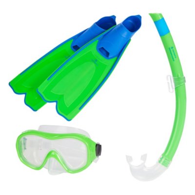 Set Palmes, Masque Et Tuba Enfant Set Masque Tuba Palme St3 3 Jr TECNO PRO INTERSPORT
