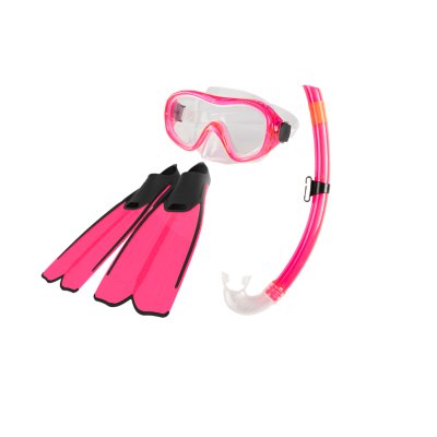 ENSEMBLE DE MASQUE DE SNORKELING AVEC TUBA POUR ENFANTS 7-14 ANS COULEURS  ASS 24025