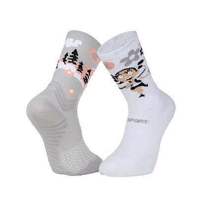 BV SPORT Chaussettes de Running BV Sport Trail Ultra Gris/Noir, Chaussettes  de Running - Muule