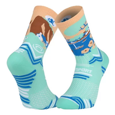 Mi-chaussettes Dr. Seuss Thing 1 et Thing 2 pour enfants, rouge/bleu