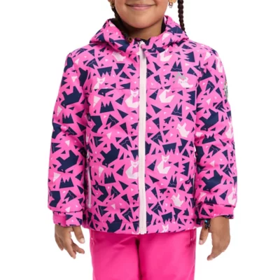 Veste De Ski Fille Camouflage Rose Et Blanc - Taille Pour 164 Cm, Occasion Très Bon état