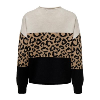 Pull femme Onljade Animal Multicolore 2949690 ONLY