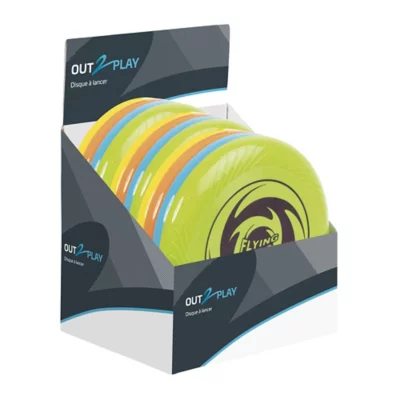 Idemasport Disque à Lancer Initiation 600g - Caoutchouc Noir Robuste