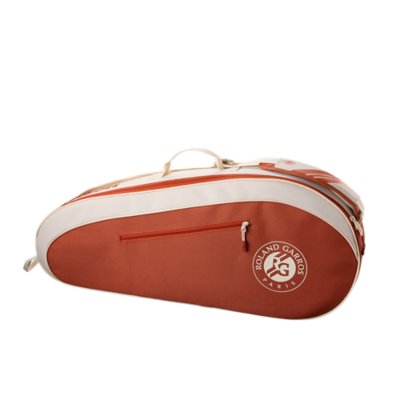Housse de protection transport blanche rouge et bleu pour raquette de Tennis ROSSIGNOL R - 44 x 26 cm - retro vintage - Sport & Plein air
