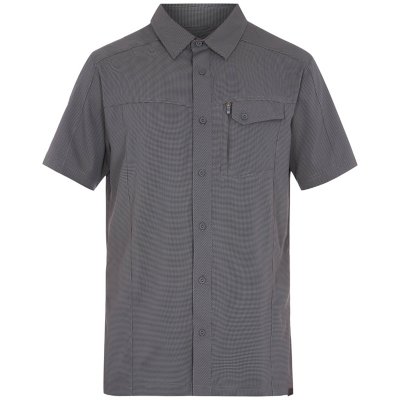 Chemise Boutonnée REI Homme Taille M Grise, Manches Courtes - Randonnée, Voyage