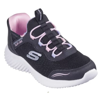 Sneakers Fille Bounder-Simple Cute Noir SKECHERS INTERSPORT