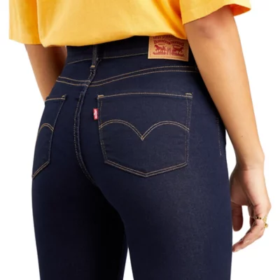 Levi's 314 Shaping Straight Jeans Femme - Jean Taille Mi-Haute Amincissant Et Confortable En Coton Élasthanne