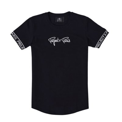 T-shirt Fille Coupé Peacocs – Noir, Taille 9-10 Ans, Manches Longues Col Équipage (Très Bon État)