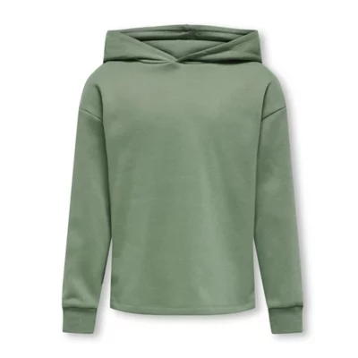 Sweat-shirt à capuche molleton ample Enfants - Vert | France