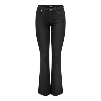Jean Flared ONLY ONLBLUSH Taille Moyenne Femme - Jeans Évasé Fit Flared, 92% Coton