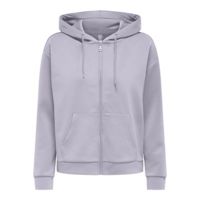 Sweat à Capuche Zippé Urban Classics Pour Femme - Interlock Coton-élasthanne, Coupe Ajustée