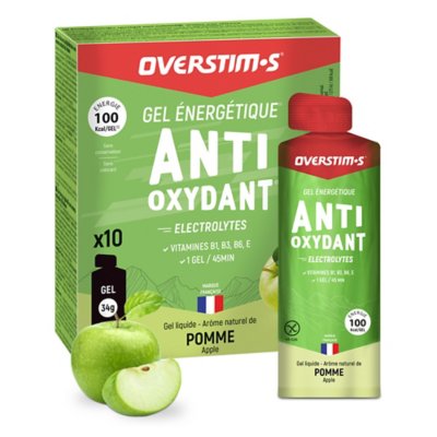 Overstim S Gel Energetique Antioxydant Pomme
