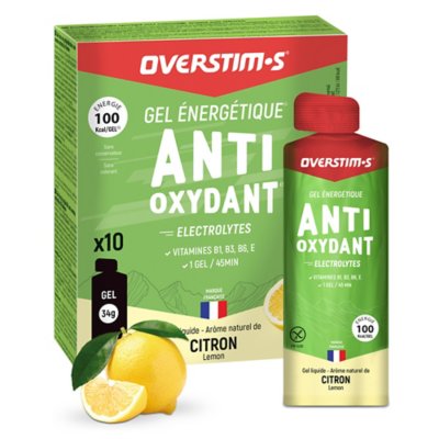 Overstim S Gel Energetique Antioxydant Citron