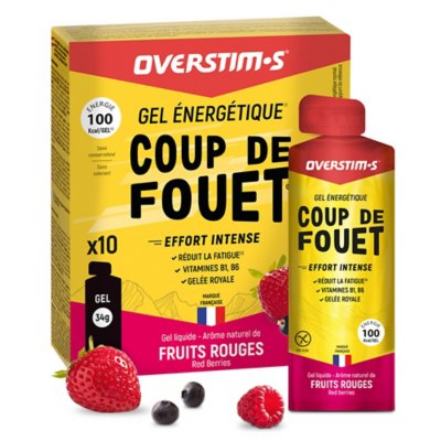 Overstim S Gel Energetique Coup De Fouet Fruits Rouges