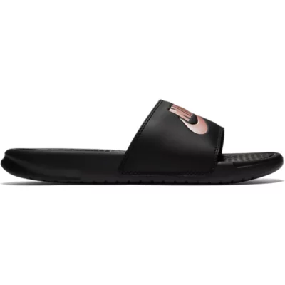 Claquette Nike Benassi Sandales Nike Femme Nike Benassi Femme Rose
