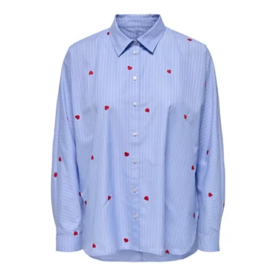 Chemise D'équitation Gersemi Milly - Bleu Patch - Manches Longues - Femme Taille M