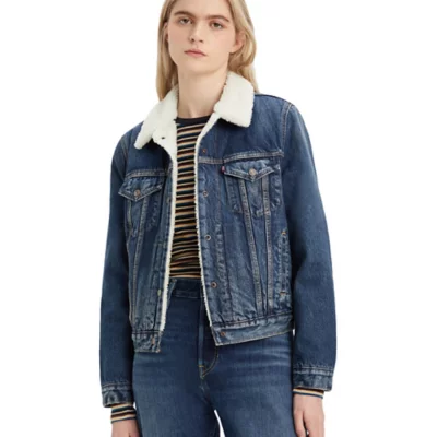 Veste en jean femme Original Sherpa Trucker LEVIS
