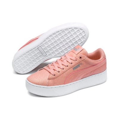 puma fille rose paillette