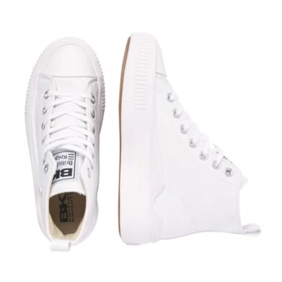 BASKETS - BRITISH KNIGHTS - KAYA MID FLY - Synthétique - Lacets - Noir Noir - Chaussures