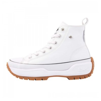 BK British Knights Kaya Mid - Scarpe Da Ginnastica Donna Con Plateau, Tomaia In Cotone, Colore Unico