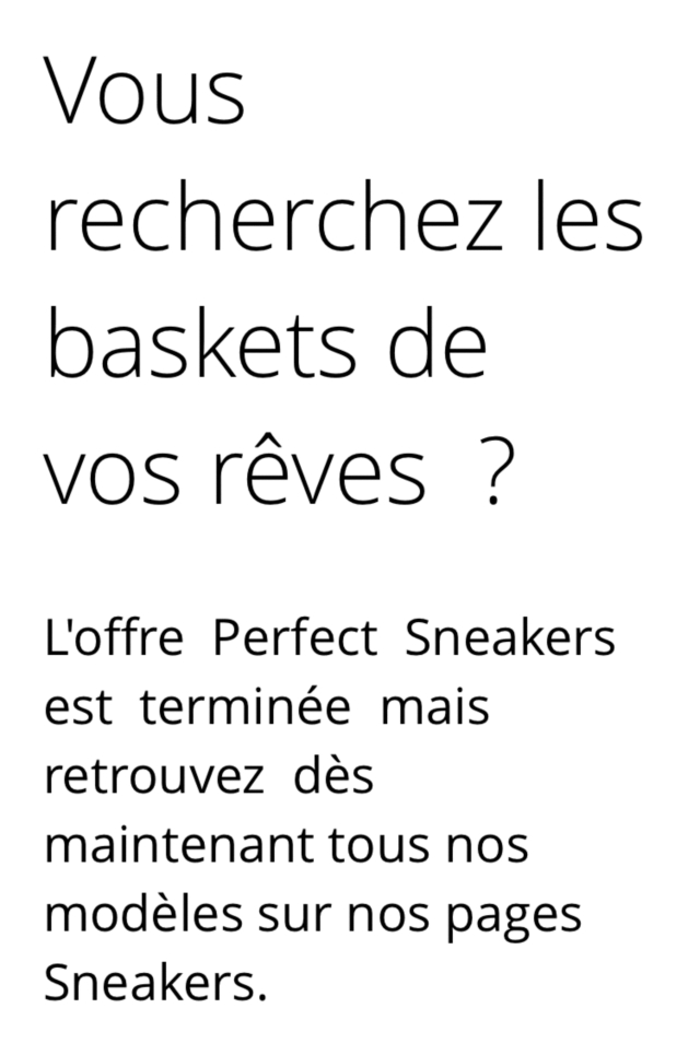 Bon plan sneakers hot sale