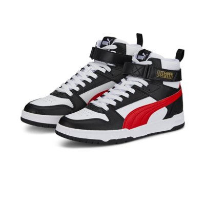 05 PUMA WHITE-HIGH RISK RED-PUMA BL