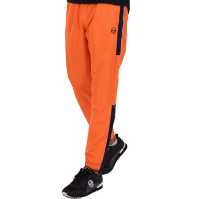 Pantalon de jogging PANZERI bleu marine et orange fluo