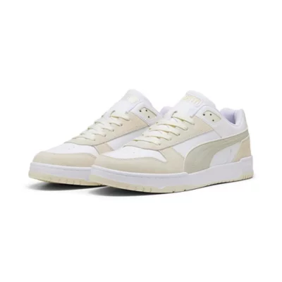 Sneaker Puma Suede Blanche Et Beige Sneakers Homme RBD Game Low SD