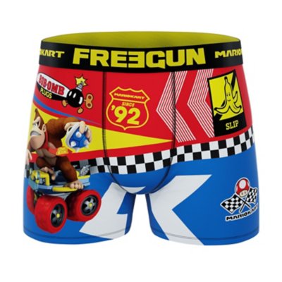 FREEGUN Boxer Garçon Mario Kart - Licence Officielle