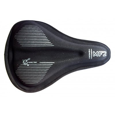 Relaxdays Housse selle de vélo, rembourrée, agréable, couvre-selle