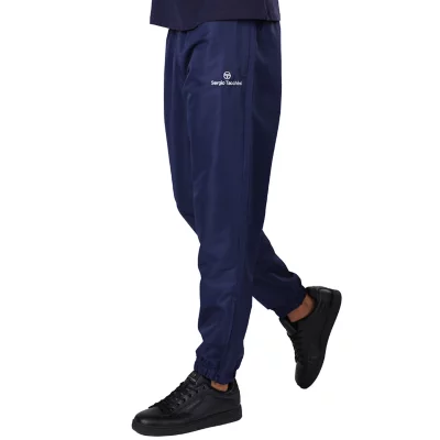 Pantalon Jogging Sergio Tacchini Homme Noir - Taille S (fits M) - Coupe Décontractée - Parfait état