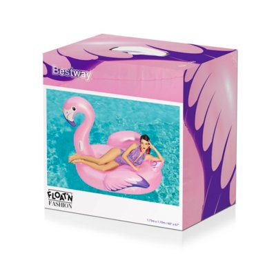 Bouee Chevauchable Flamant Rose Fashion Rose Best Way Intersport
