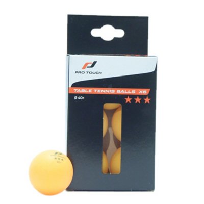 Pro Touch TT-Ball PRO Tischtennisbälle – 0-Sterne, 6er Pack, 40 Mm, Für Freizeit & Training