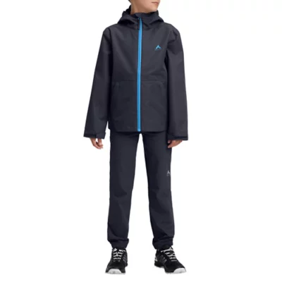 Veste Softshell McKINLEY Enfant 160 - Bleue, Imperméable Et Respirante Pour Randonnée